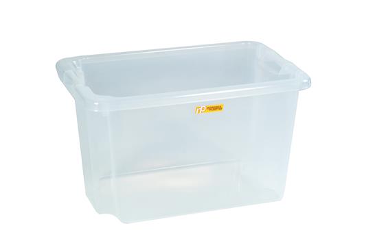 761929  7550-0500 Oppbevaringsboks 55L transparent plast 